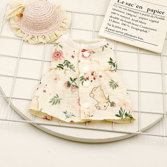 Cute Floral Pet Dress
