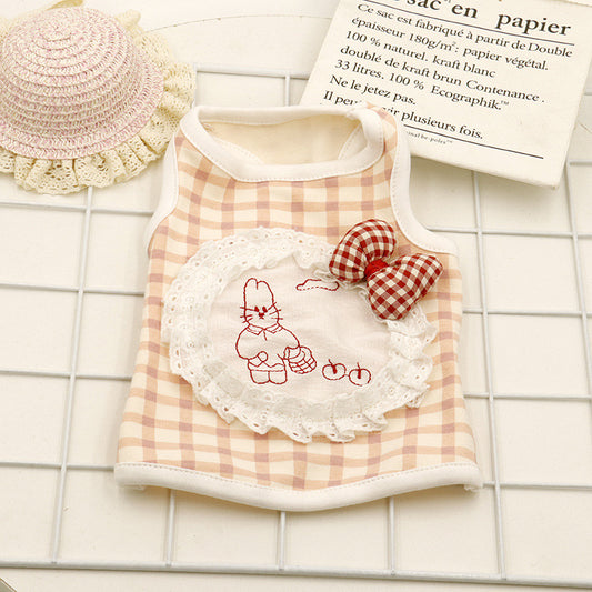 Gingham Bunny Picnic Top